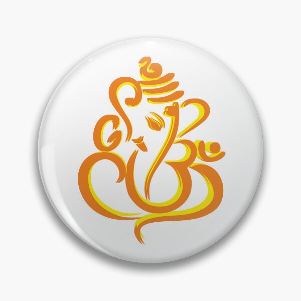 Artikelvorschau, Ganapati – Orange und Gelb entworfen und verkauft von Digital Lama Creations.