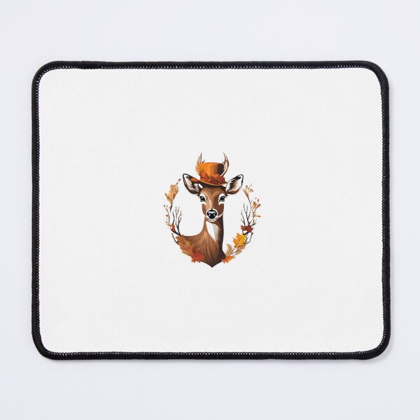 Item preview, Deer in a Hat, funny, gifts, hat, Deer, Autumn, designed and sold by Ewelina Niemiec.
