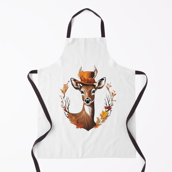 Item preview, Deer in a Hat, funny, gifts, hat, Deer, Autumn, designed and sold by Ewelina Niemiec.