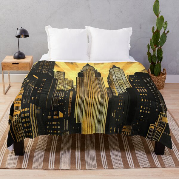 Item preview, Art Deco New York Gold Skyline designed and sold by ArtHouseNiklas.