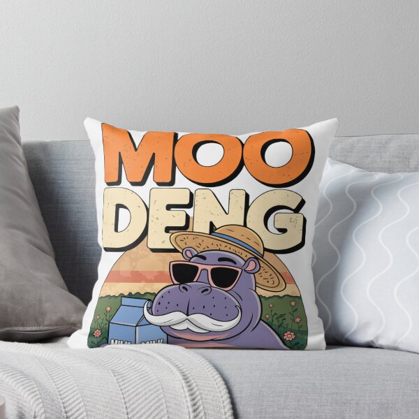 Artikelvorschau, Moo Deng lustiges Nilpferd trinkt Milch entworfen und verkauft von SNOPPEZ.