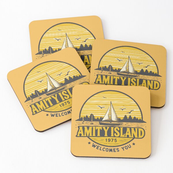 Item preview, Amity Island 1975 Retro Sunset Design designed and sold by Creative Magia.