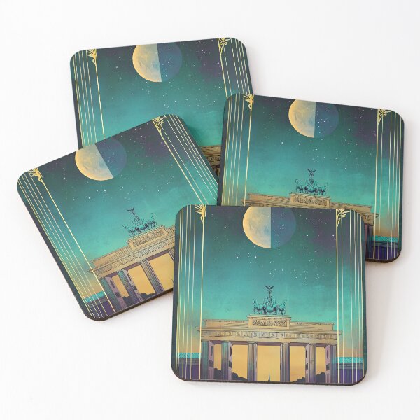 Item preview, Berlin Brandenburg Gate Art Deco designed and sold by ArtHouseNiklas.