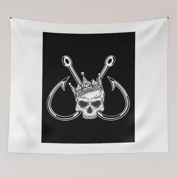 Item preview, Fishing Hooks With Skull designed and sold by ShirtLife1.