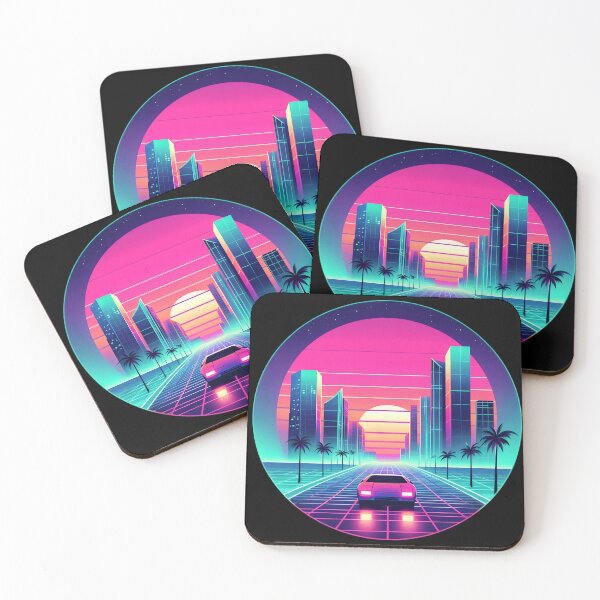 Item preview,  Retro Synthwave City Drive designed and sold by pumsquare.