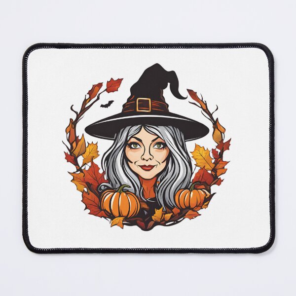 Item preview, Witch with Gray Hair, funny, gifts, Witch, Autumn, Hair, designed and sold by Ewelina Niemiec.