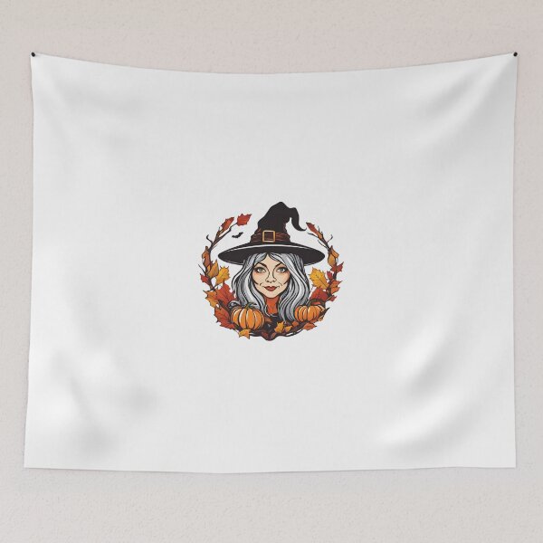 Item preview, Witch with Gray Hair, funny, gifts, Witch, Autumn, Hair,  designed and sold by Ewelina  Niemiec.