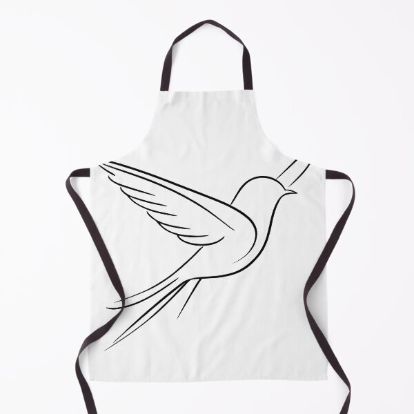 Item preview, Minimalist Black Line Art Bird - Elegant and Simple Design for Modern Spaces designed and sold by UniGift.