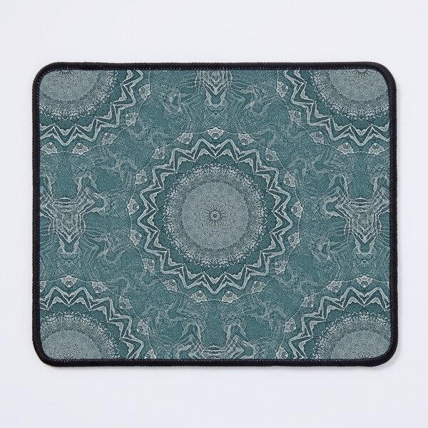 Item preview, Bohemian Decorative Mandala Pattern in Teal designed and sold by Artistestella.