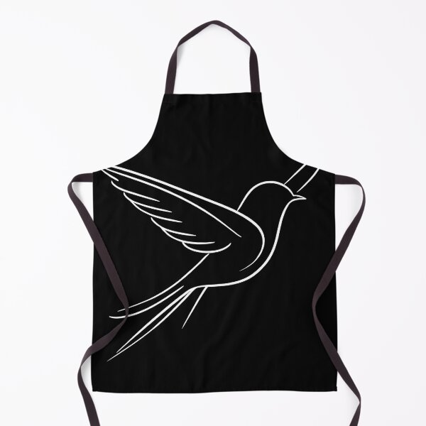 Item preview, Minimalist White Line Art Bird - Elegant and Simple Design for Modern Spaces designed and sold by UniGift.