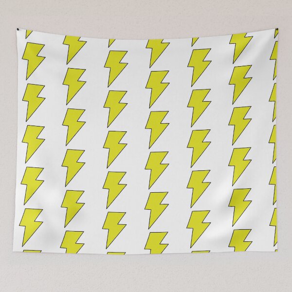 Item preview, Striking Lightning Bolt Illustration - Yellow designed and sold by MrsCreative1.