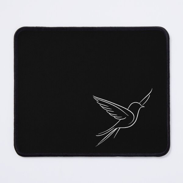 Item preview, Minimalist Small White Line Art Bird - Elegant and Simple Design for Modern Spaces designed and sold by UniGift.