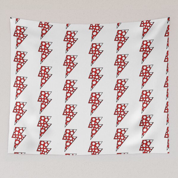 Item preview, Striking Lightning Bolt Illustration - Red Mushroom  designed and sold by MrsCreative1.