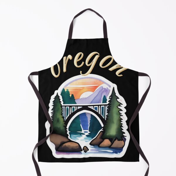 Item preview, watercolor oregon bridge designed and sold by EuropeanPrints.