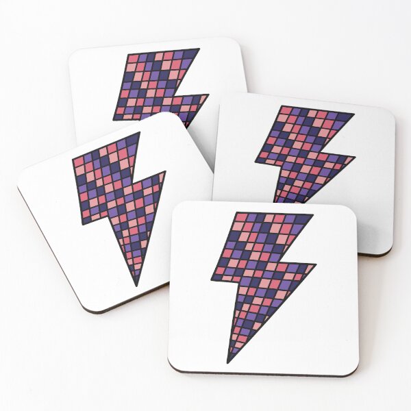 Item preview, Striking Lightning Bolt Illustration - Disco Ball / Purple and Pink designed and sold by MrsCreative1.