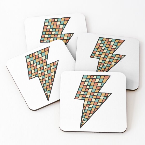 Item preview, Striking Lightning Bolt Illustration - Disco Ball / Green and Orange designed and sold by MrsCreative1.