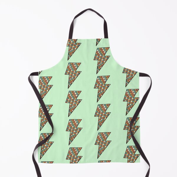 Item preview, Striking Lightning Bolt Illustration - Disco Ball / Green and Orange designed and sold by MrsCreative1.