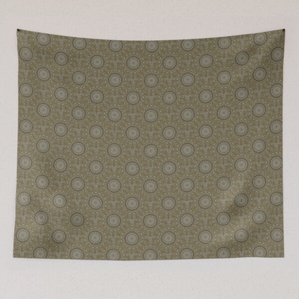 Item preview, Bohemian Decorative Mandala Pattern in Brown designed and sold by Artistestella.