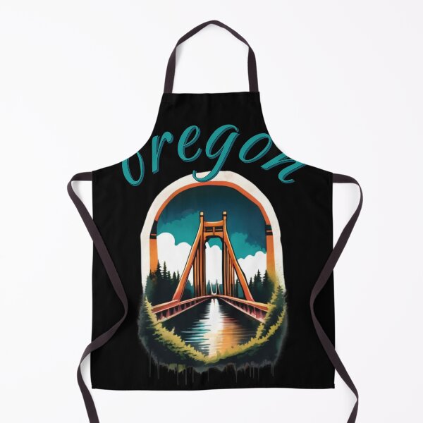 Item preview, watercolor oregon bridge designed and sold by EuropeanPrints.