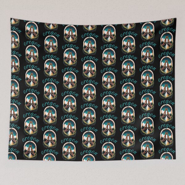 Item preview, watercolor oregon bridge designed and sold by EuropeanPrints.