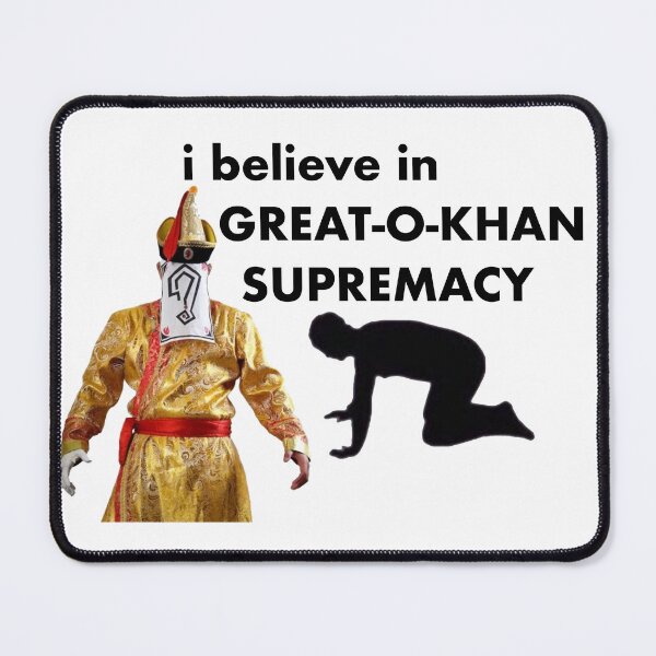 Vista previa del artículo con la obra «Creo en la supremacía de Great-O-Khan - Great-O-Khan - NJPW», diseñado y vendido por spicyseabass.