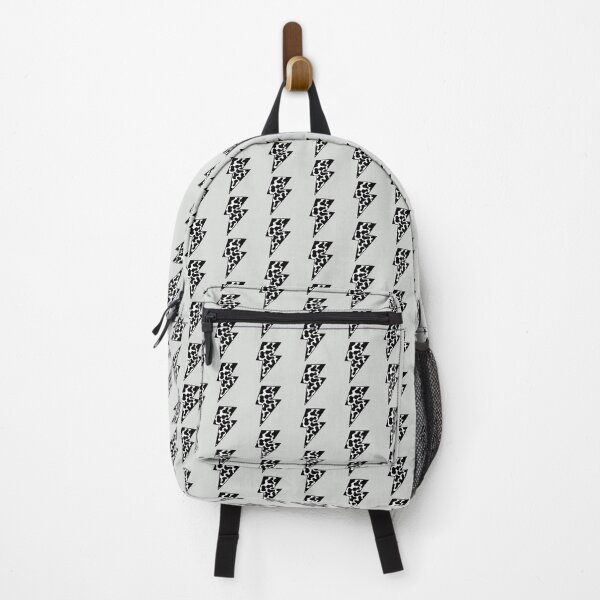 Item preview, Striking Lightning Bolt Illustration - Cow Hide Black designed and sold by MrsCreative1.