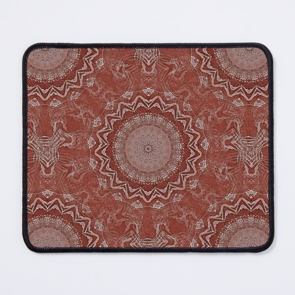 Item preview, Bohemian Decorative Mandala Pattern in Burnt Orange designed and sold by Artistestella.