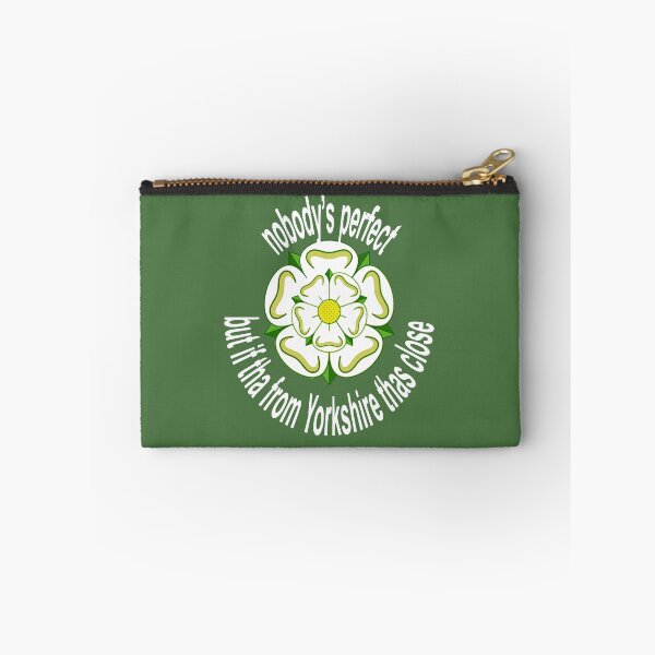 Item preview, Nobodys Perfect But If Tha From Yorkshire Thas Close White Text designed and sold by taiche.