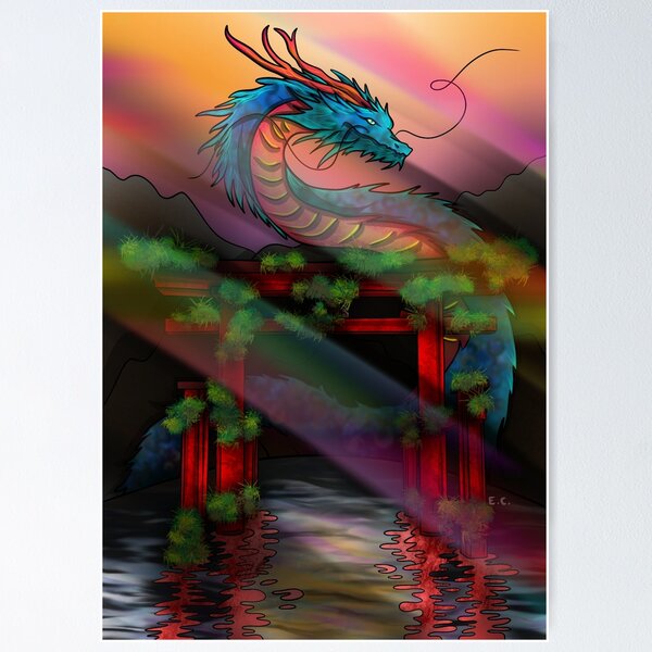 Aperçu de l'œuvre Dragon en Asie créée et vendue par DESIGN-RANGE.