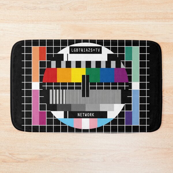 Item preview, LGBTQIA2S+ TV Test Card designed and sold by JujuDesignX.