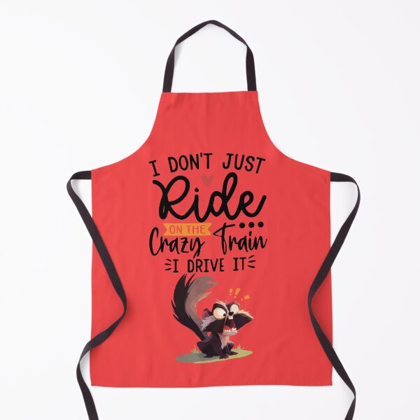 Item preview, Drive the Crazy Train: Unique Skunk Apparel for Rebels / 'I Don't Just Ride the Crazy Train, I Drive It' designed and sold by MAEN00.