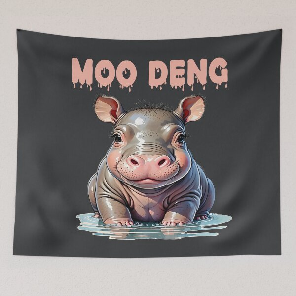 Artikelvorschau, Moo Deng entworfen und verkauft von Colorfulman.