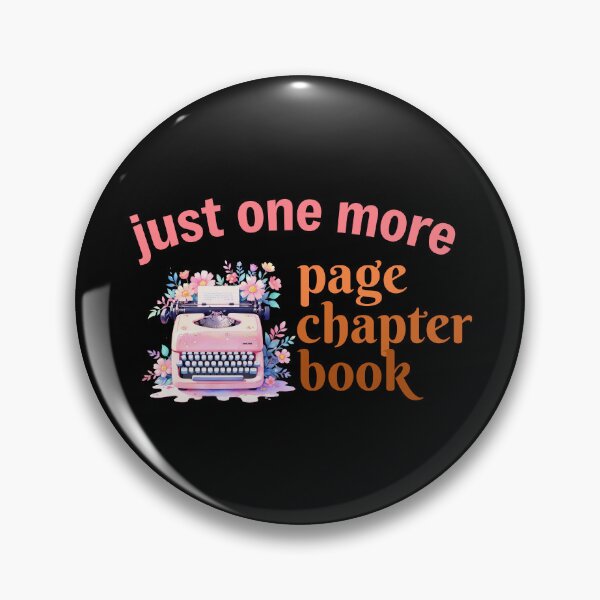 Item preview, Just One Page/Chapter/Book - Colorful Author Design designed and sold by BookishNookish.