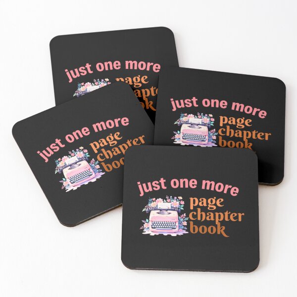 Item preview, Just One Page/Chapter/Book - Colorful Author Design designed and sold by BookishNookish.