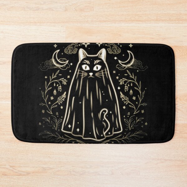 Item preview, Cute cat ghost sticker designed and sold by FlawlessDraft.