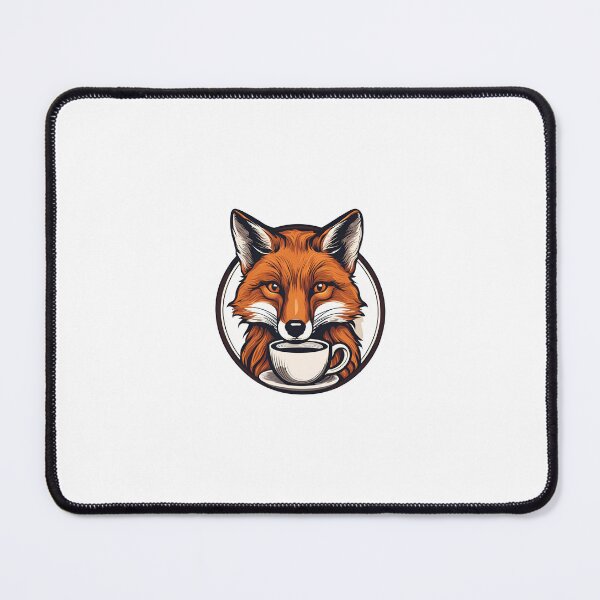 Item preview, Fox with Coffee, funny, gifts, fox, Autumn, animals,  designed and sold by Ewelina  Niemiec.