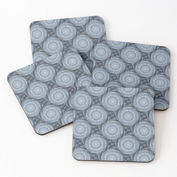 Item preview, Bohemian Mandala Crop Circles in Blue designed and sold by Artistestella.