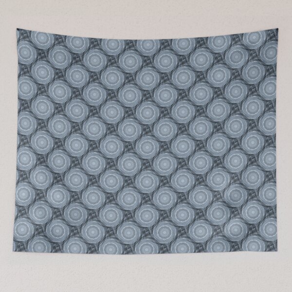 Item preview, Bohemian Mandala Crop Circles in Blue designed and sold by Artistestella.
