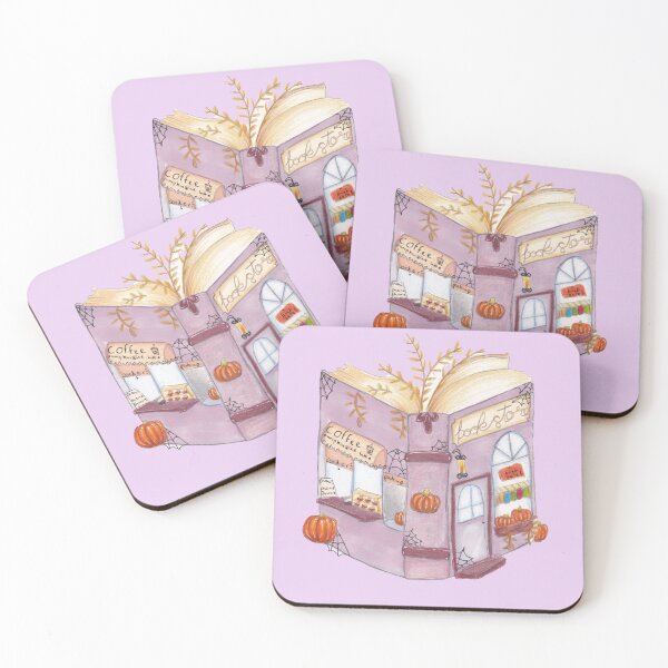 Item preview, Coffee bookshop designed and sold by Eliza-Art-42.