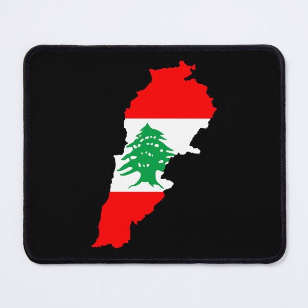 Item preview, Lebanon Map with Flag designed and sold by BluedarkArt.