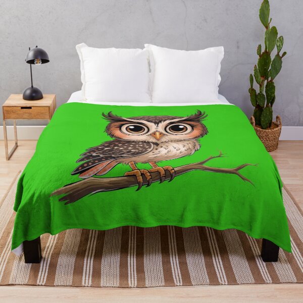 Item preview, Cute Owl on a branch designed and sold by PureViolence.