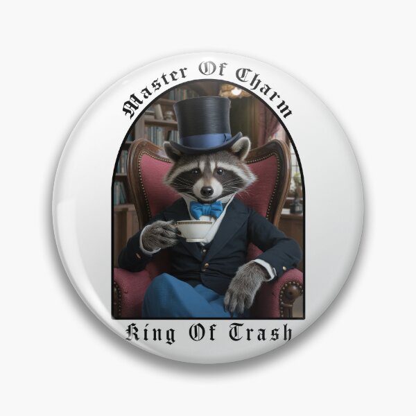 Item preview, Master Of Charm - King Of Trash designed and sold by Angry Swan Designs.