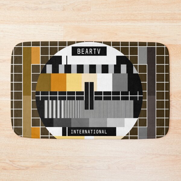 Item preview, BEAR TV Test Card designed and sold by JujuDesignX.