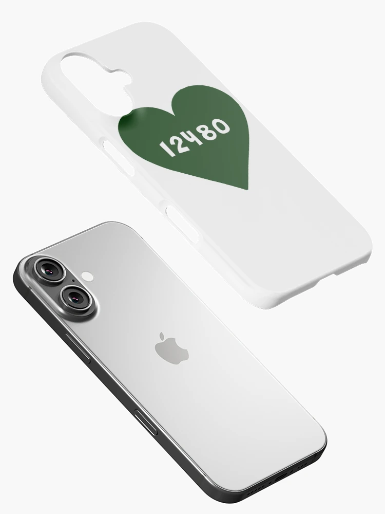 Thumbnail 2 of 4, iPhone Case, 12480 - zipcode heart designed and sold by TaskMe.