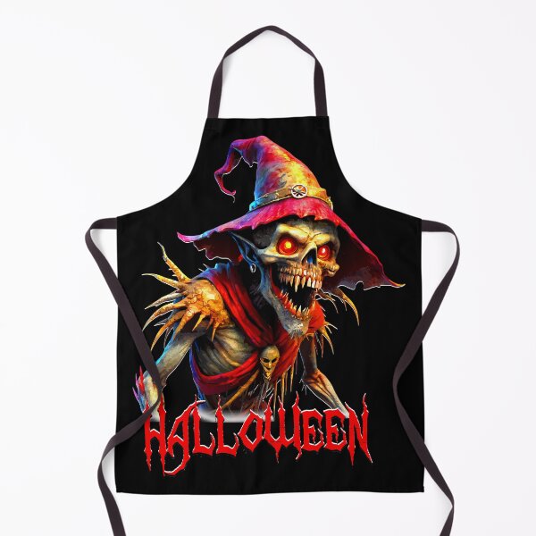 Item preview, Terrifying Halloween Mummy Monster with Witch Hat Design designed and sold by VikArtStudio.
