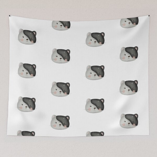 Item preview, Black and white kitten with paws designed and sold by AlinaMalina24.