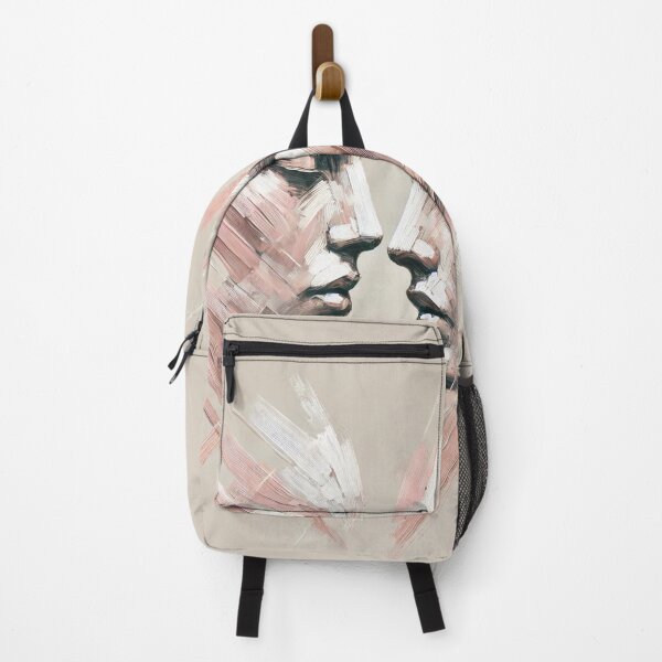 Item preview, Two Women’s Faces in White and Pastel Pink designed and sold by Blink Art Studio.