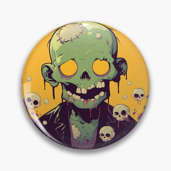 Item preview, Zombie, Happy zombie, Halloween zombie designed and sold by PatternFly.