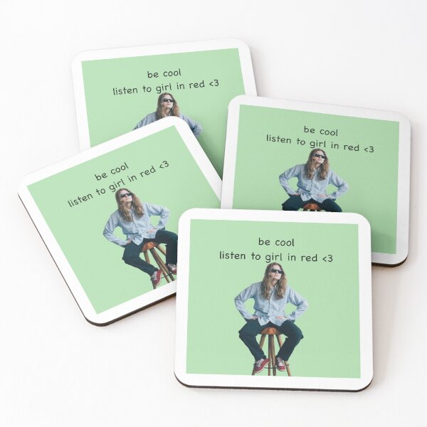 Item preview, be cool listen to girl in red heart  designed and sold by transcreations.
