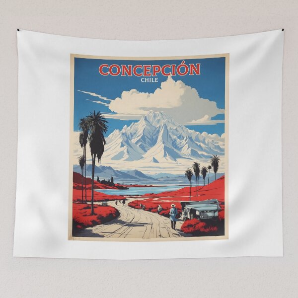 Item preview, Concepcion Chile Retro Vintage Poster Tourism  designed and sold by TravelersGems.